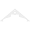 Ekena Millwork Pitch Heath Architectural Grade PVC Gable Pediment, 60"W x 25"H x 1"P (10/12) GPP060X025X100HEA - alternate 2